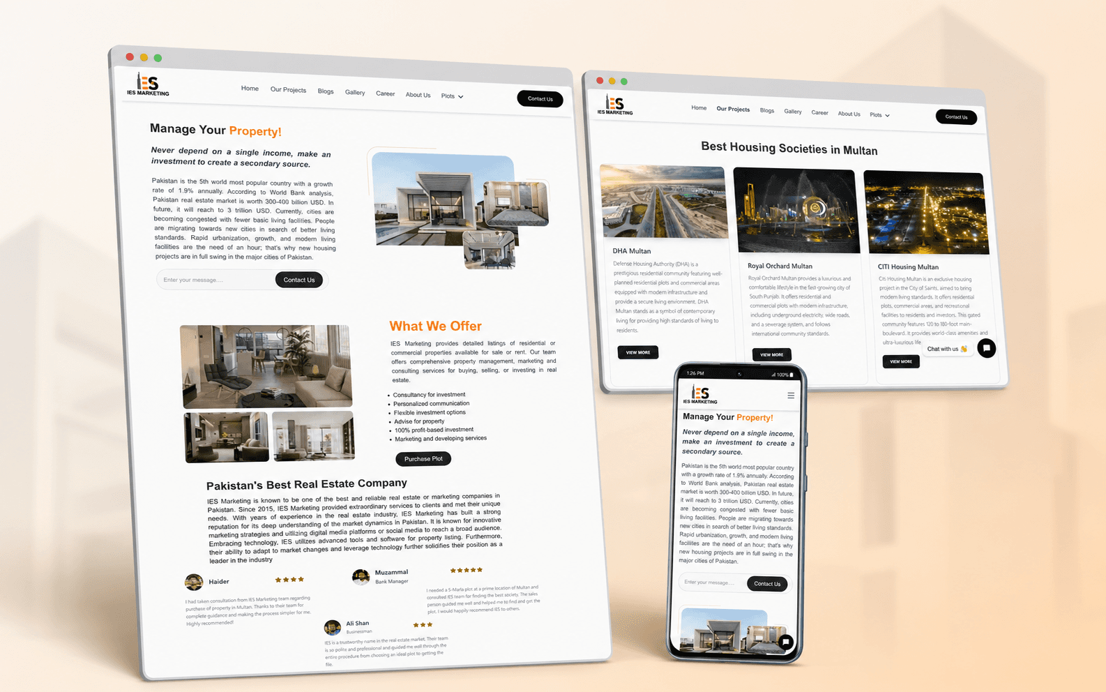 IES Marketing — product screenshot