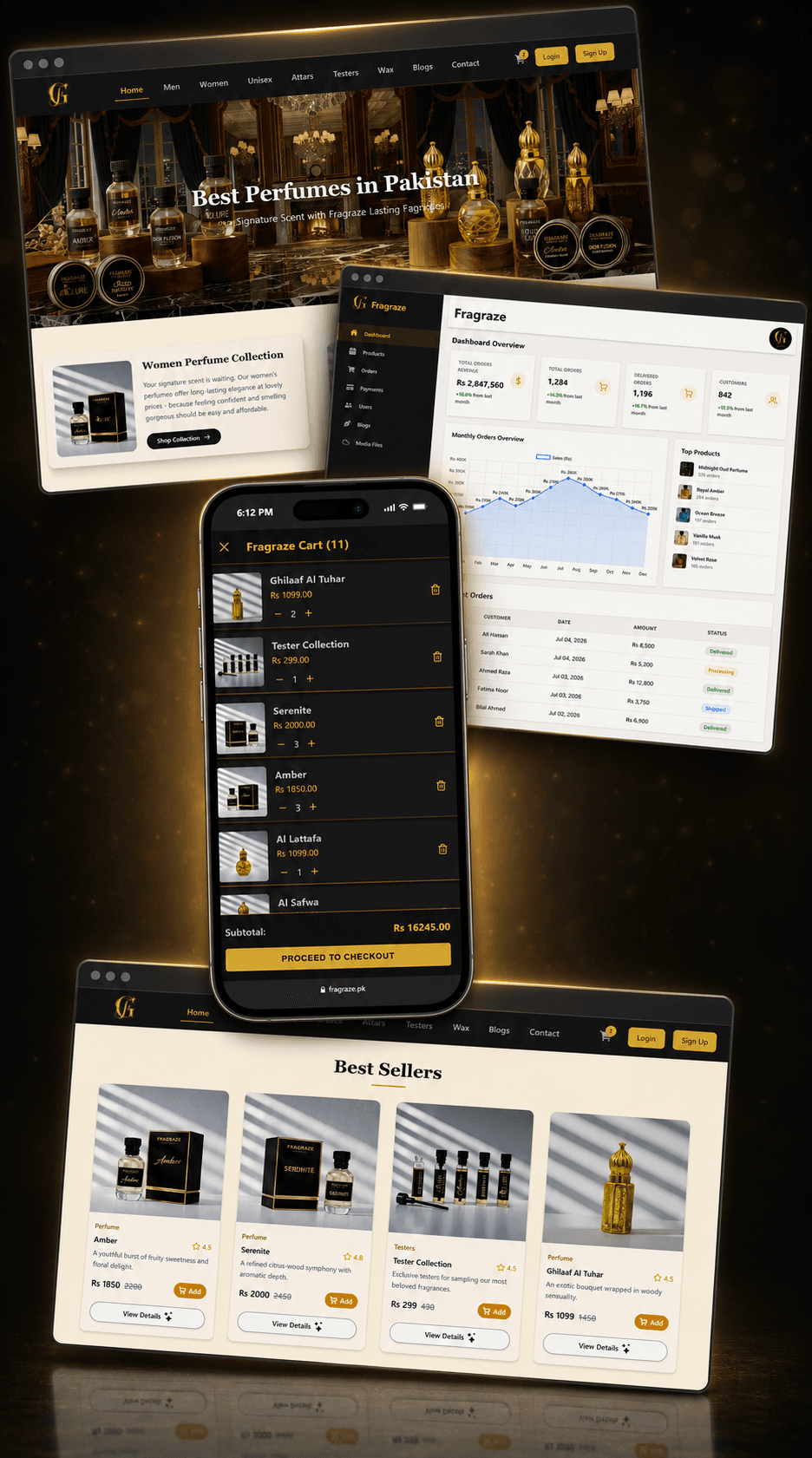 Fragraze — product screenshot