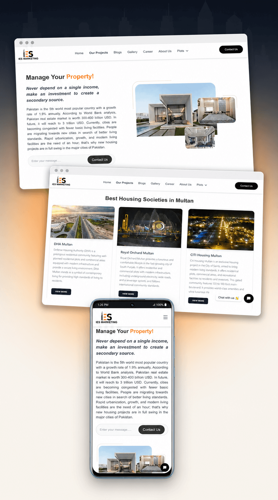 IES Marketing — product screenshot